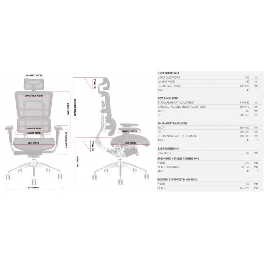 Hood 24 Hour Ergonomic Mesh Office Chair I29